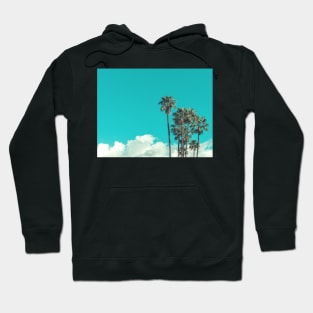 Palm Trees and Turquoise Sky - Aesthetic Hoodie